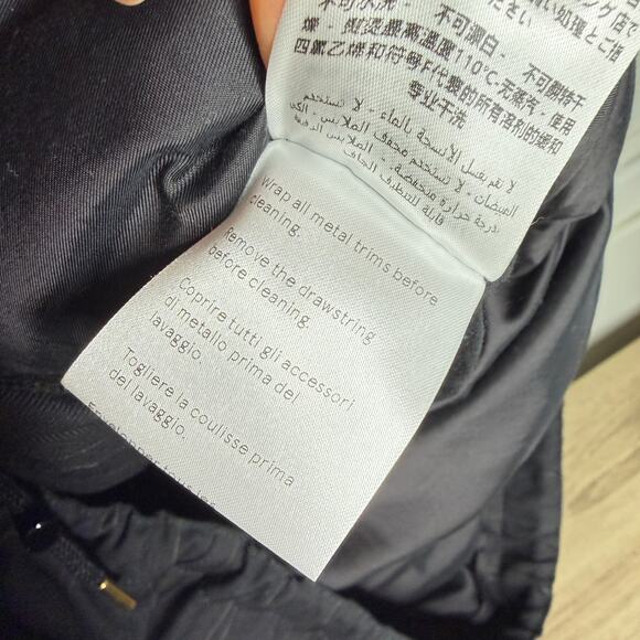 Stella McCartney Wool Black Stripe Puffer Made in Italy 36 NEW - Picture 9 of 16